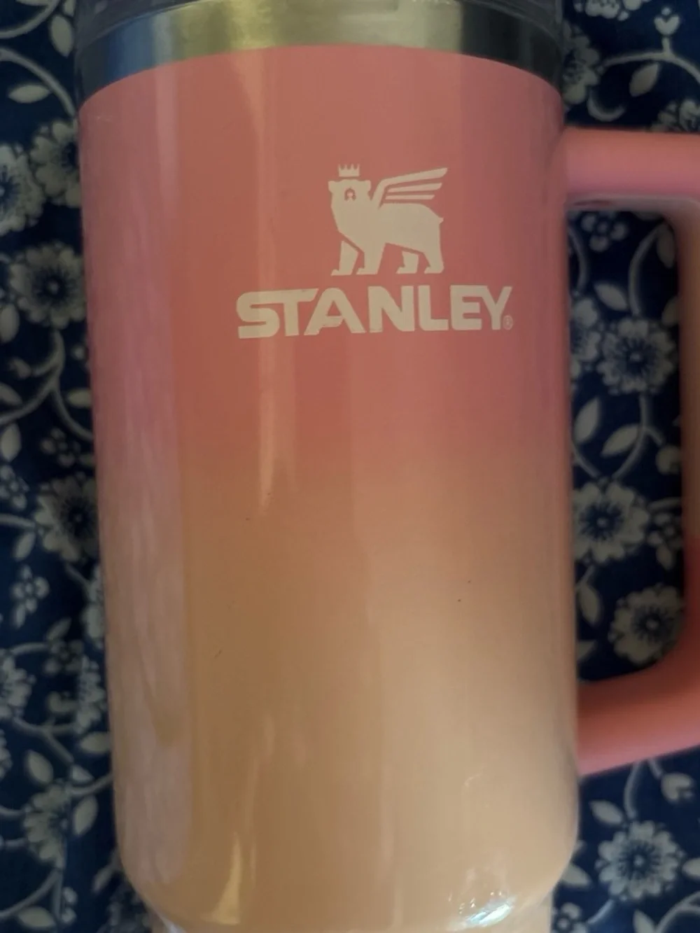 Stanley Limited Edition Pink Mesa Sunset to Cream Ombre Travel Mug with Handle